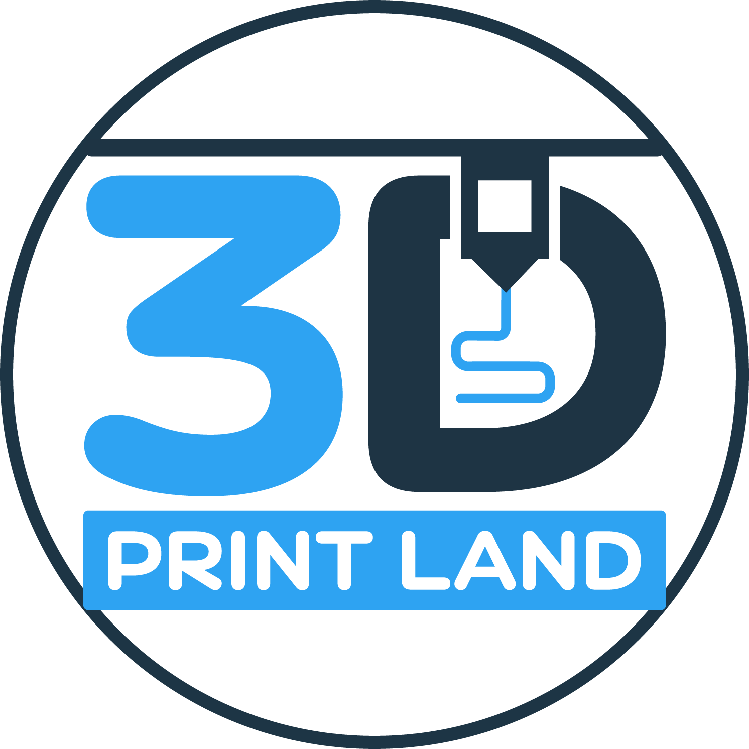 3D Print Land Logo